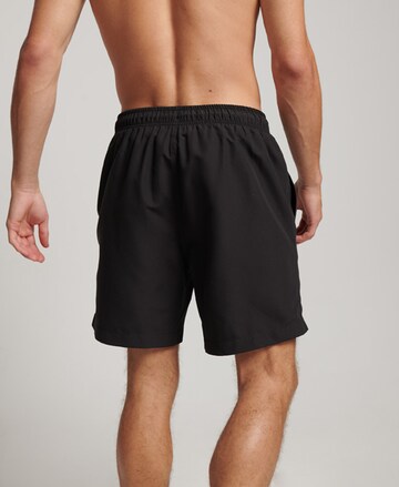 Superdry Zwemshorts in Zwart