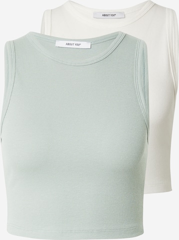 ABOUT YOU Toppi 'Dita' värissä vihreä: etupuoli