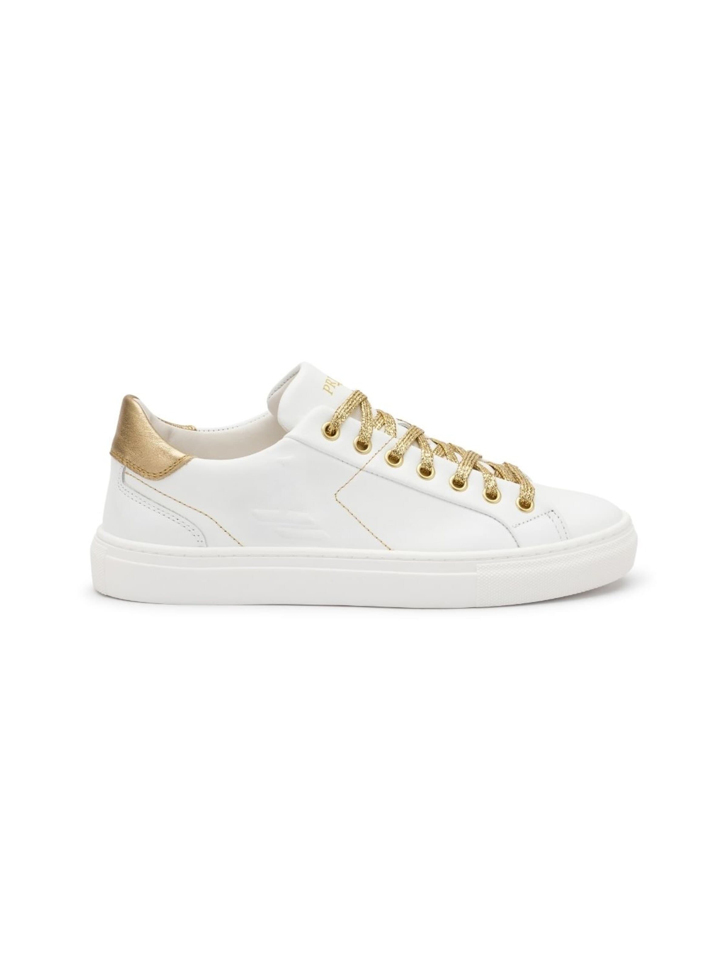 Baskets basses 'Lunar' PR1MO en or : devant