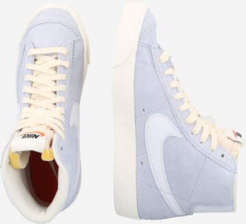 Baskets hautes 'Blazer Mid '77 Vintage' Nike Sportswear en bleu