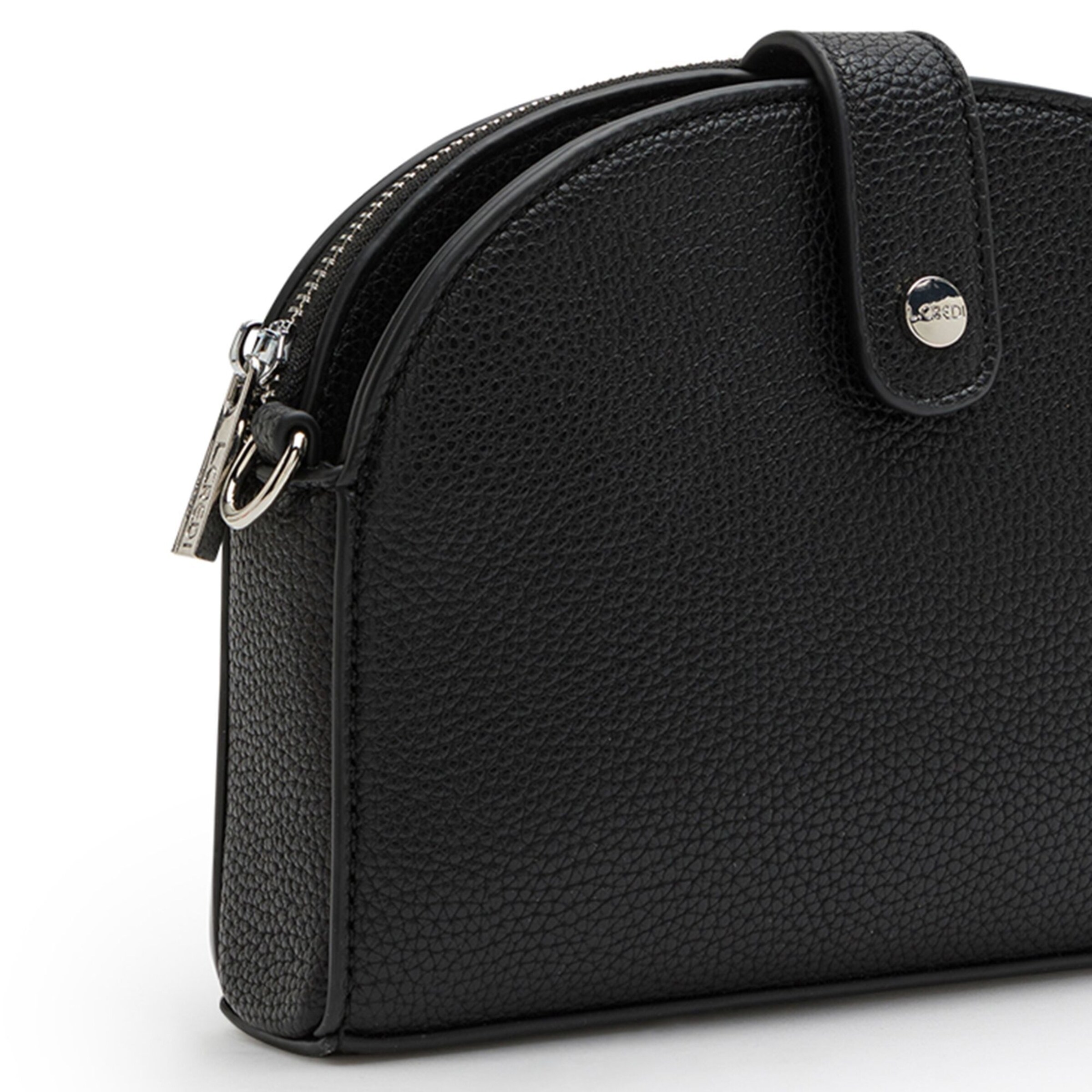 Sac à bandoulière 'Nelia' L.CREDI en noir