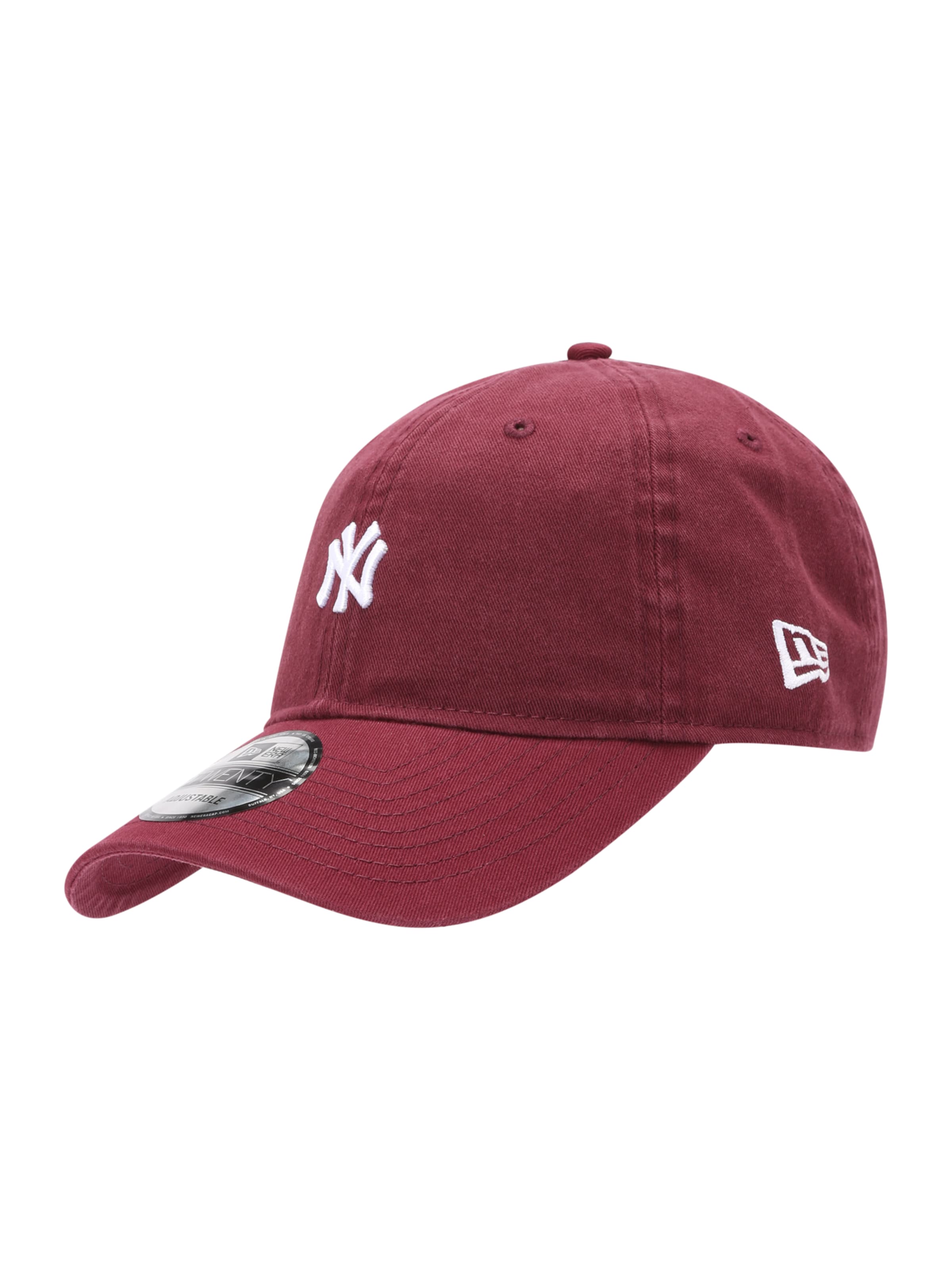 NEW ERA Boné '9TWENTY New York Yankees' em carmesim / branco, Vista do artigo