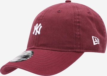 Cappello da baseball '9TWENTY New York Yankees' di NEW ERA in rosso: frontale