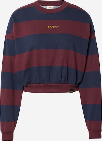 LEVI'S ®Sweater majica 'Graphic Laundry Crew' - plava boja: prednji dio