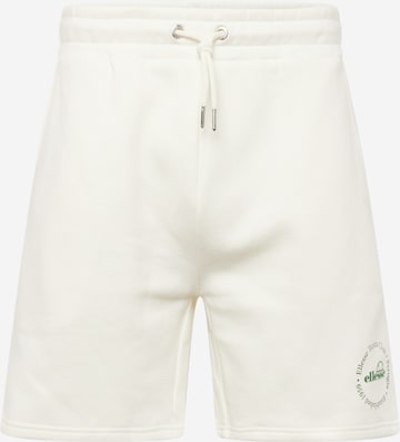 ELLESSE Regular Pants in White: front