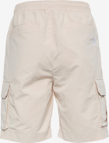 Karl Kani Loose fit Cargo trousers in White