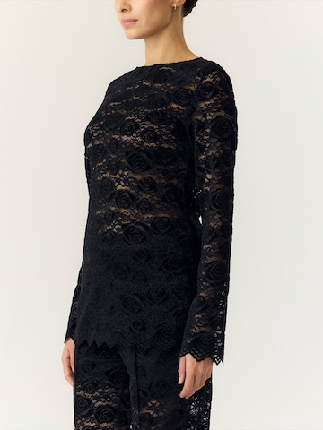 YAS Blouse 'YASVELSIE' in Zwart