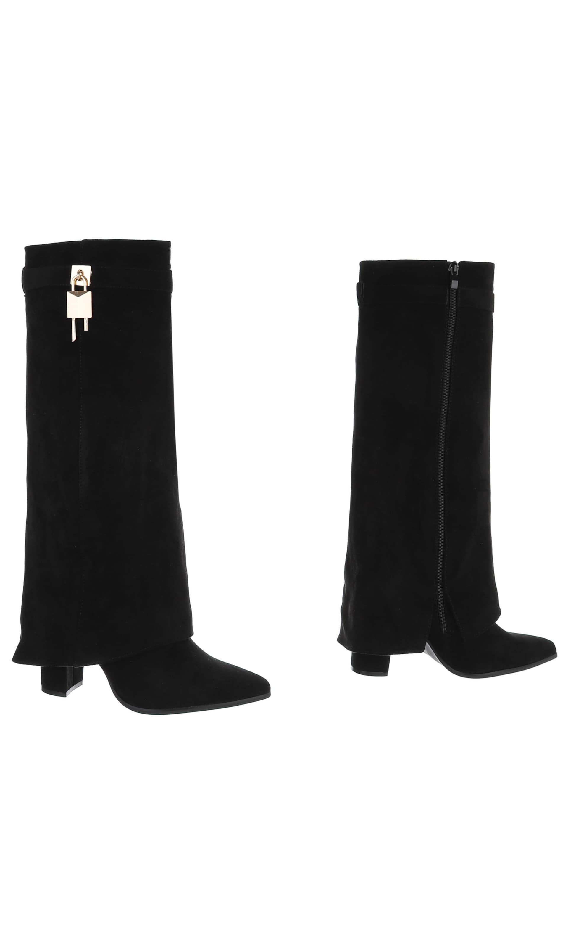 Ital-Design Stiefel in Schwarz
