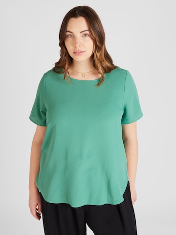 ONLY Carmakoma - Blusa 'VICA' em verde: frente