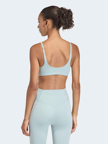 ADIDAS PERFORMANCE Õlapaelteta topp Spordirinnahoidja 'ESS', värv roheline