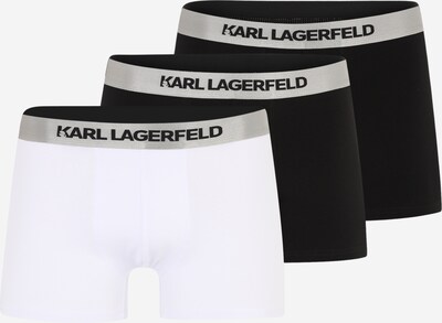Karl Lagerfeld Boxers em cinzento / preto / branco, Vista do produto
