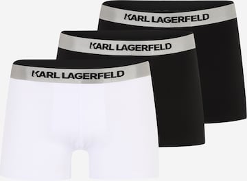 Karl Lagerfeld - Calzoncillo boxer en negro: frente