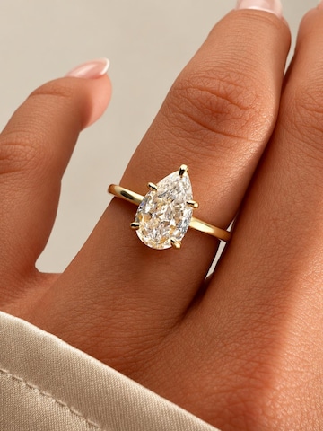 Balmante Jewelry Prsten 'Pear Cut Ring' – zlatá
