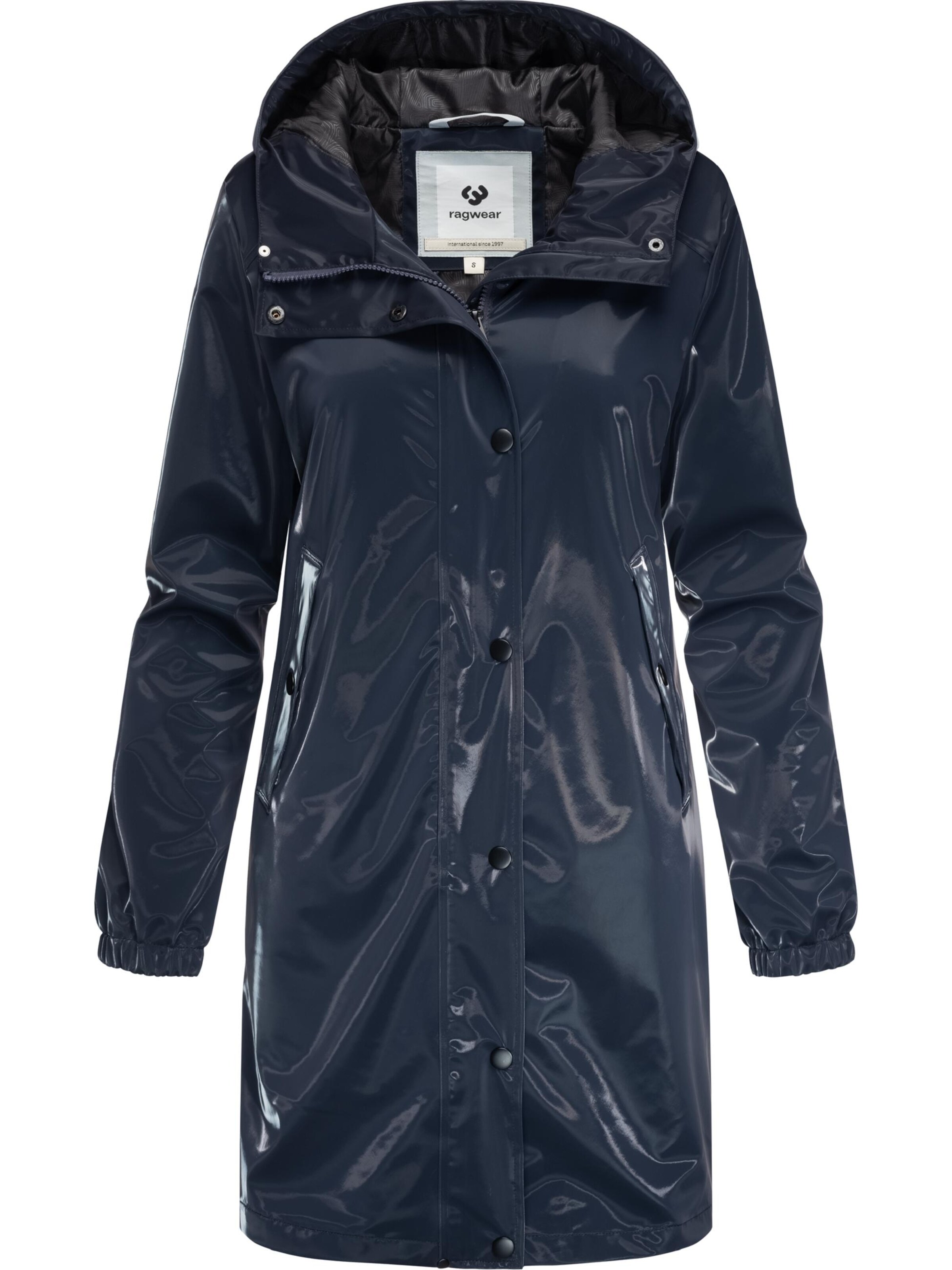 Ragwear Raincoat 'Husty' in Blue: front
