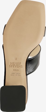 Henry Stevens Mules 'Harper DRS50' in Black