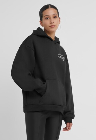 Felpa 'Lost Flowers' di Miss Tee in nero
