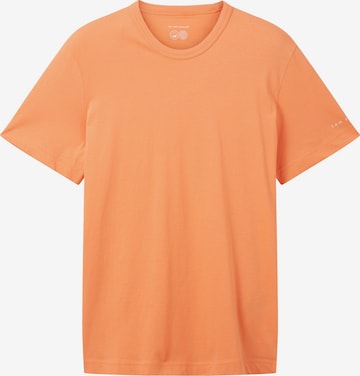 T-Shirt TOM TAILOR en orange : devant