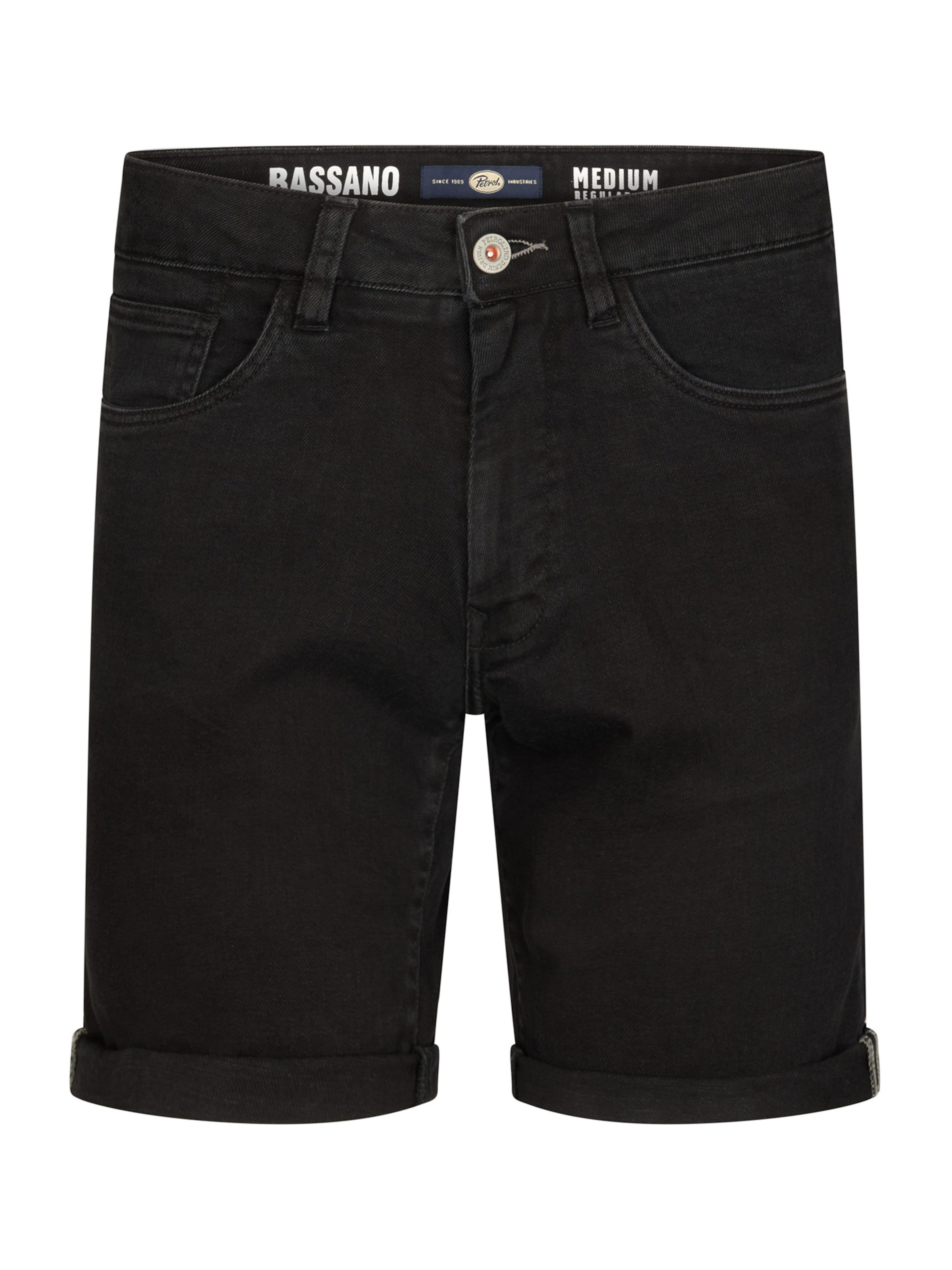 Petrol Industries Regular Jeans in Zwart: voorkant