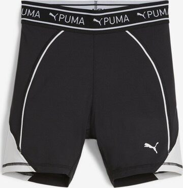 PUMA Skinny Sportsbukser 'TRAIN STRONG 5' i sort: forside