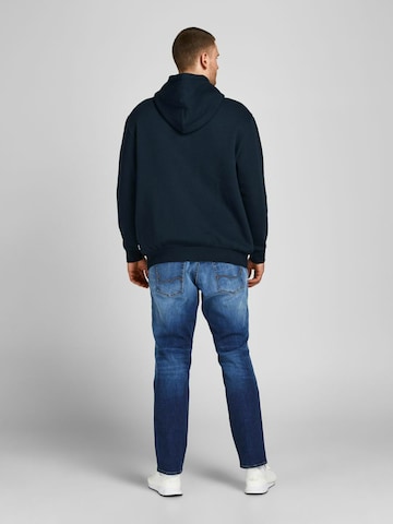 Jack & Jones Plus Μπλούζα φούτερ 'Ecorp' σε μπλε