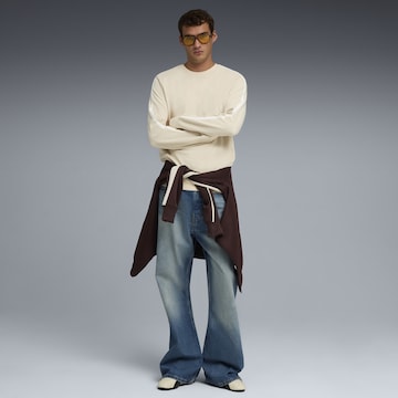 PUMA Sports sweatshirt 'Essentials Elevated' in Beige