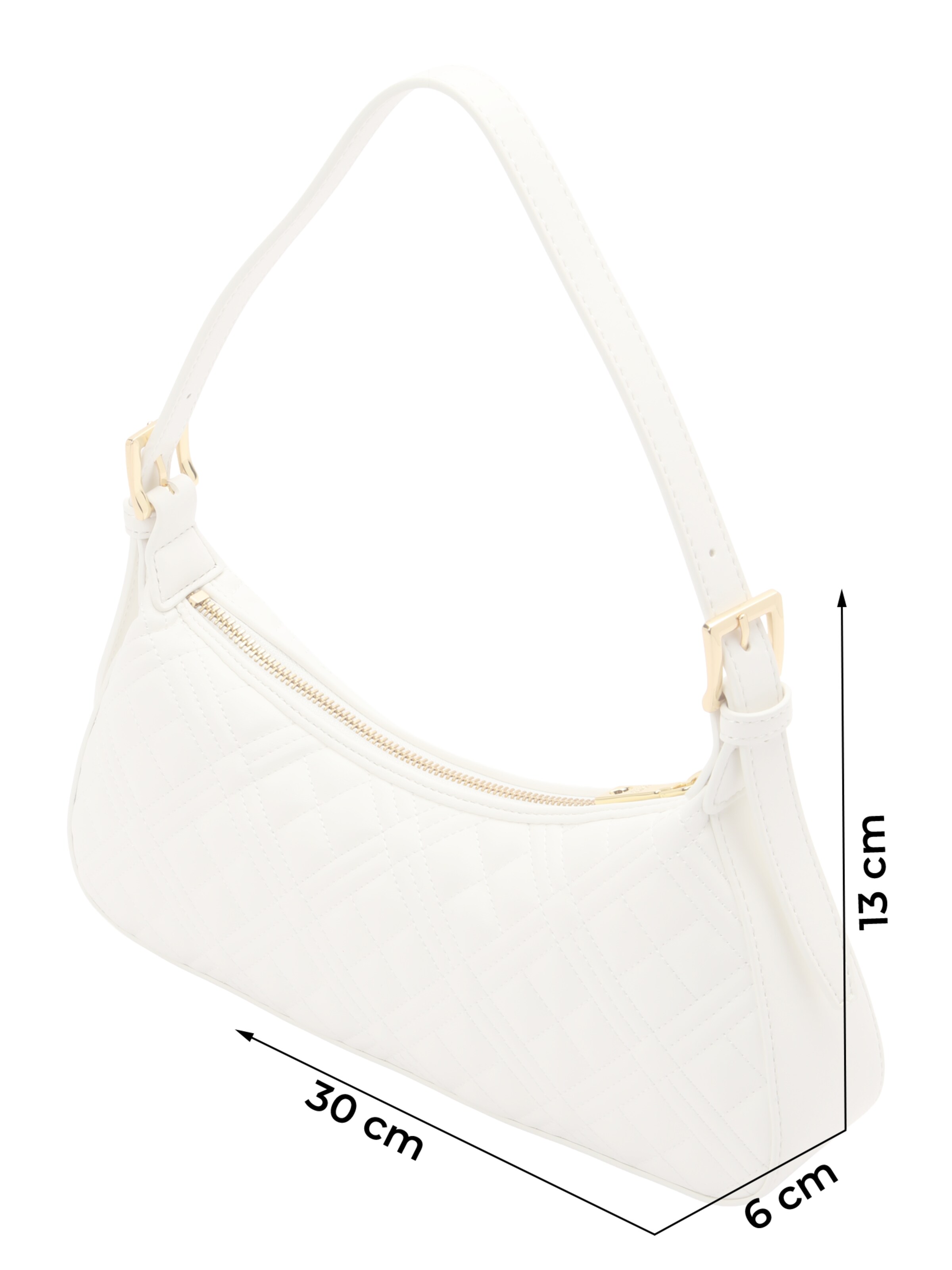 Borsa a spalla di Love Moschino in bianco