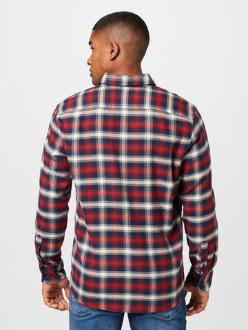 ETERNA Regular fit Button Up Shirt in Red