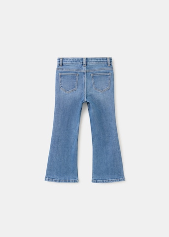 MANGO KIDS Flared Jeans i blå