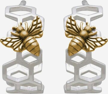 Gemshine Ohrringe 'Biene' in Silber: predná strana