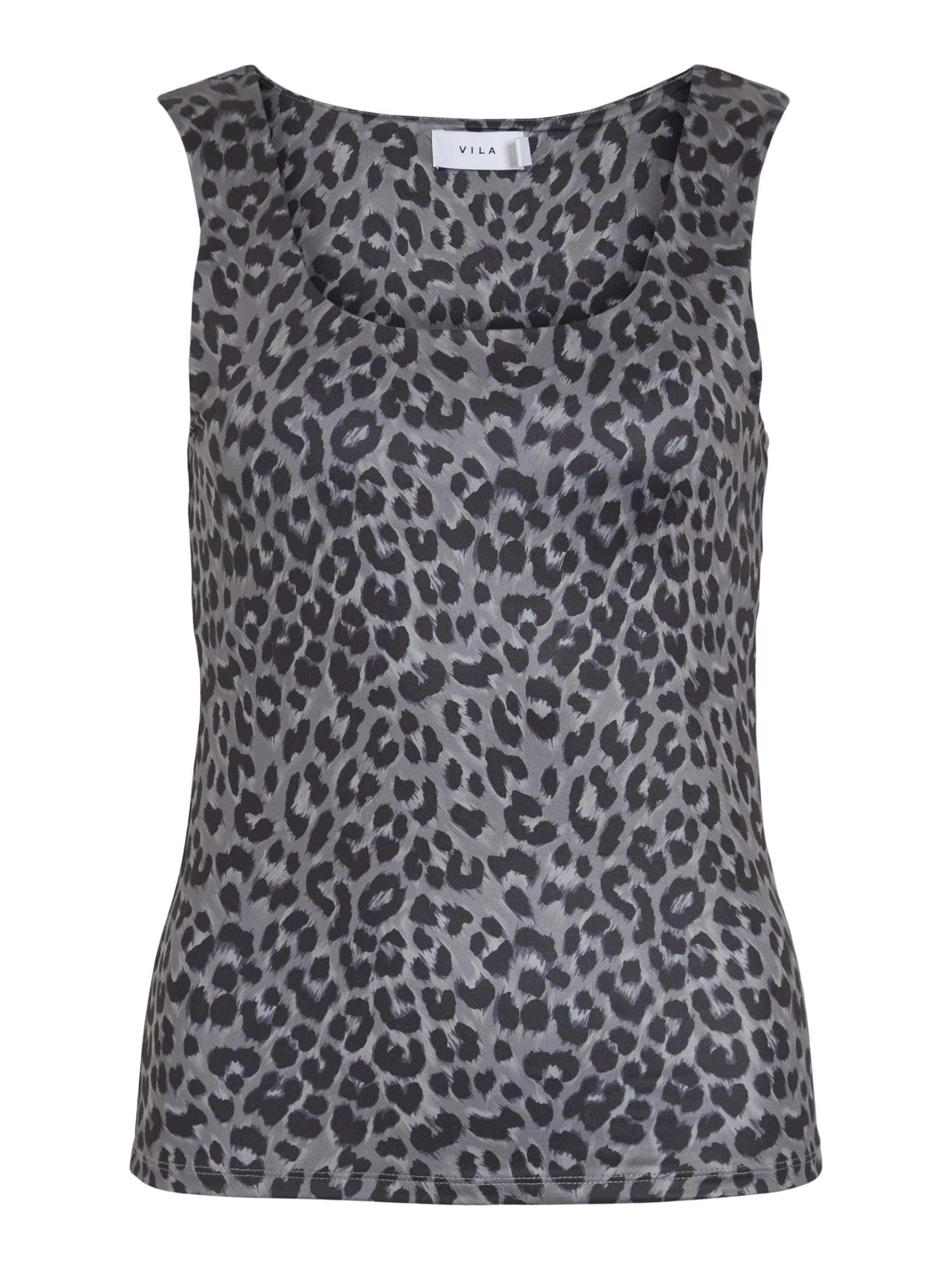 VILA Top 'VIKenza' - Sivá: predná strana
