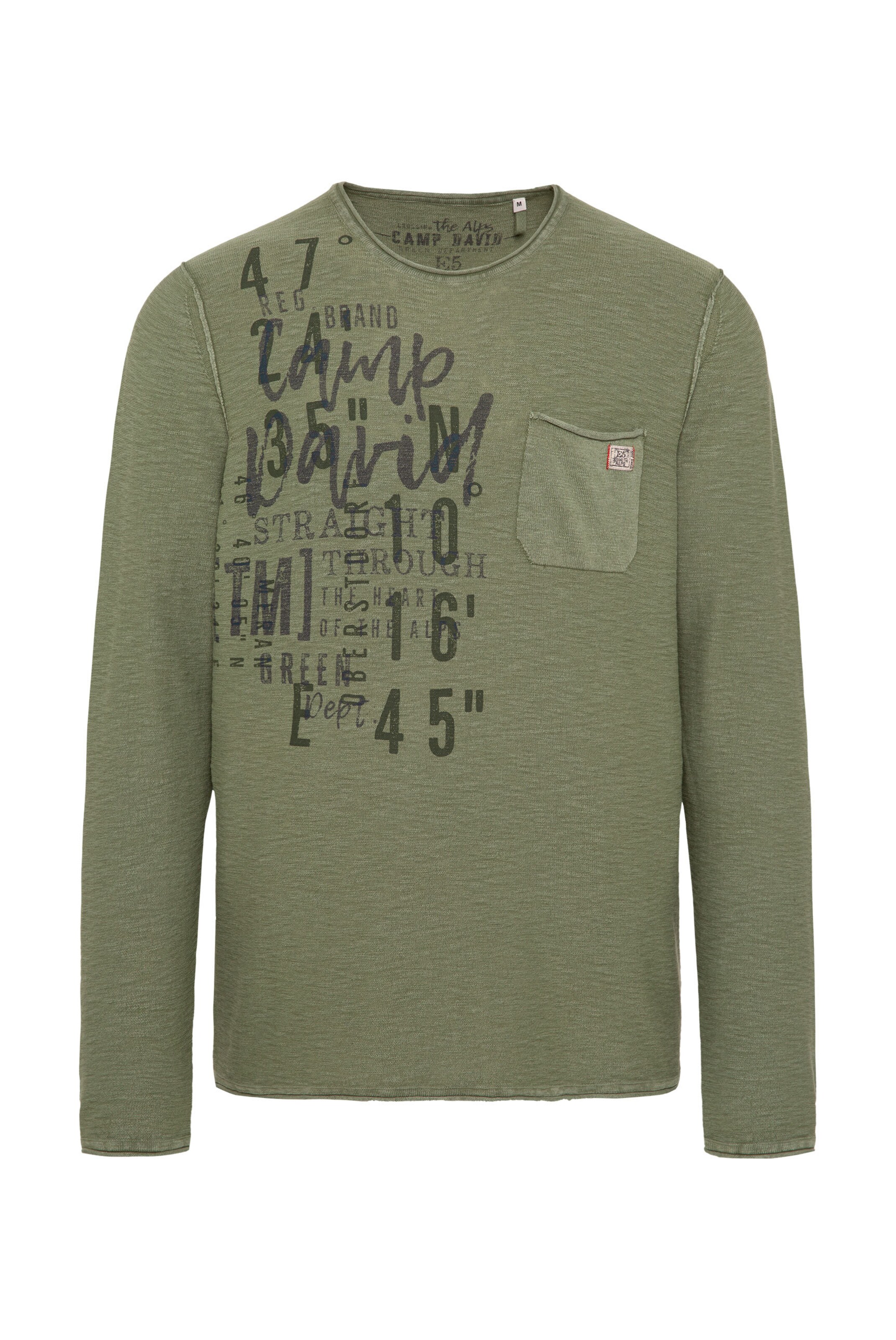 CAMP DAVID Shirt in Grün: Vorderseite