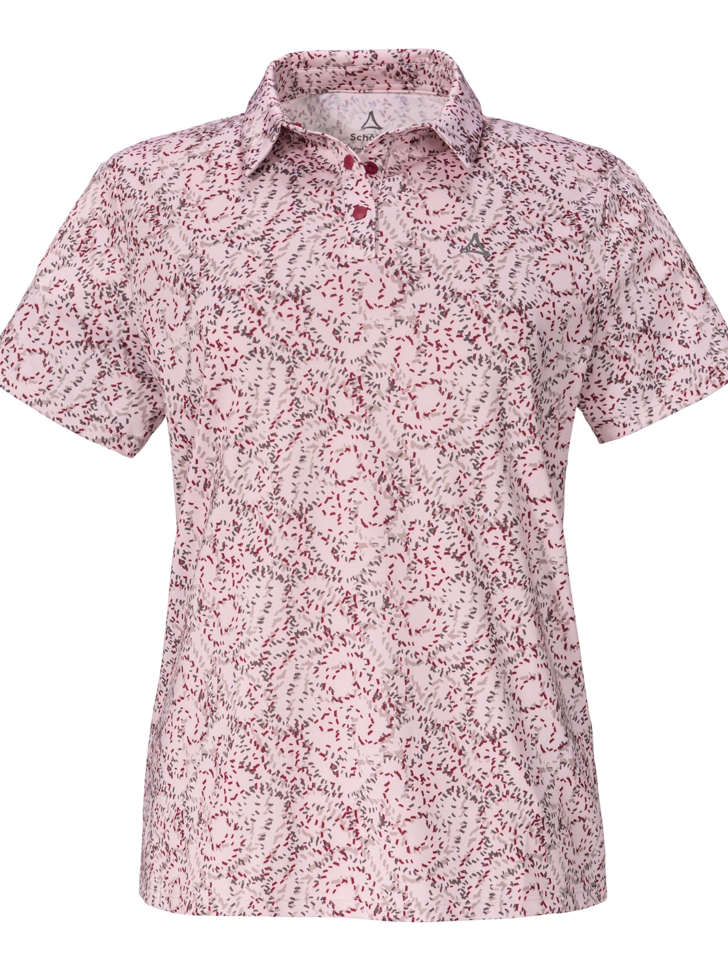 T-shirt fonctionnel ' Hiking Polo Shirt Style Todra WMS ' Schöffel en rose : devant