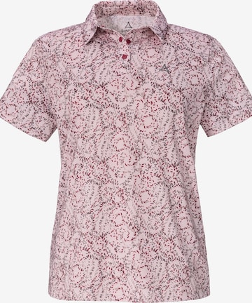 T-shirt fonctionnel ' Hiking Polo Shirt Style Todra WMS ' Schöffel en rose : devant