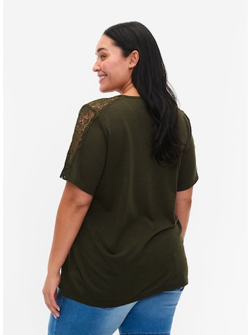 Camicia da donna di Zizzi in verde