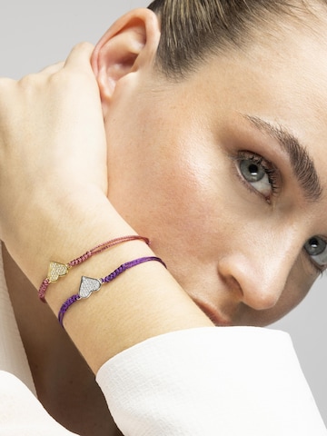 Luxenter Armband 'Heart'‌‌‌‌‌‌‌‌‌ in Lila