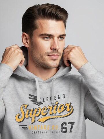 Neverless Sweatshirt 'Superior Vintage' in Grey