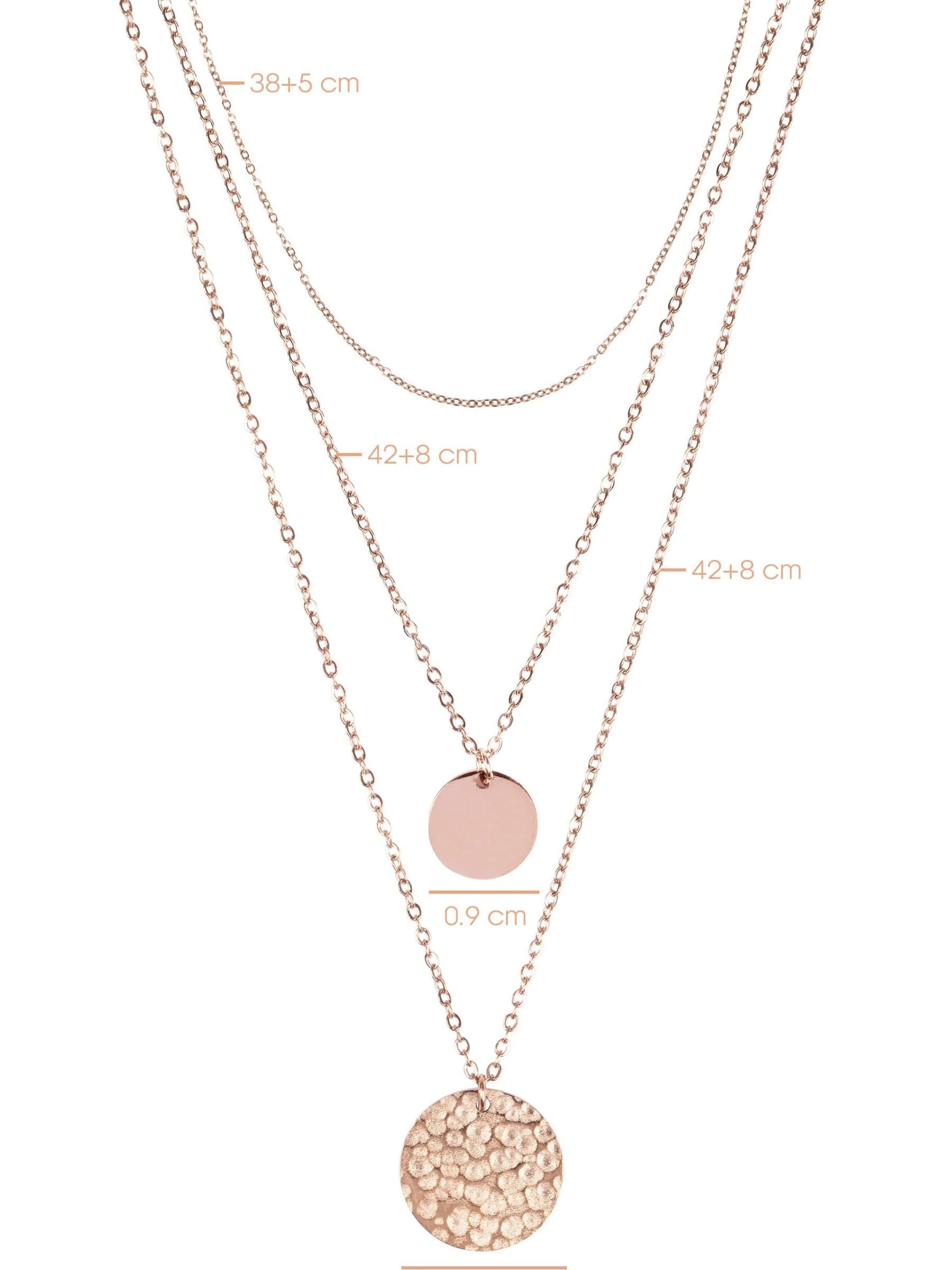Chaîne 'Necklace Hammered' Chic by Lirette en or