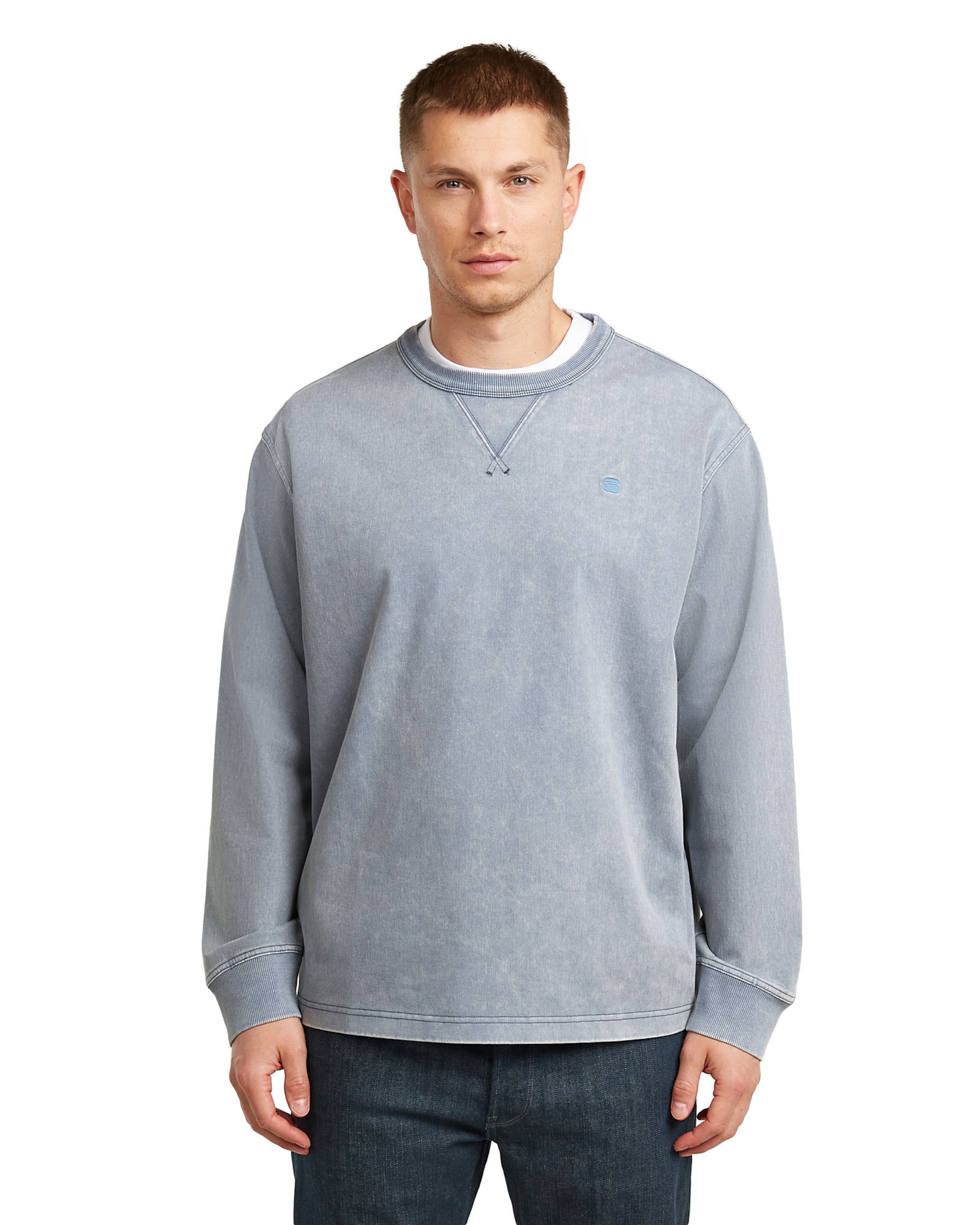 G-STAR Sweatshirt in Blue: front