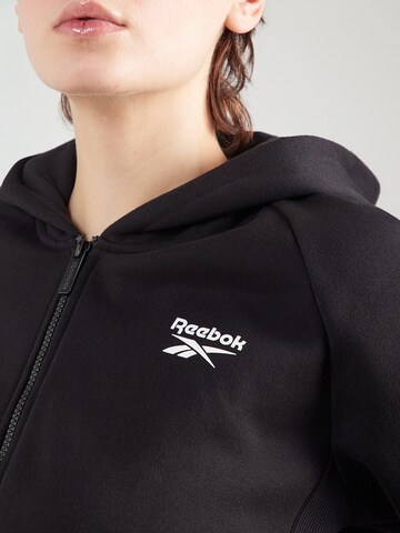 Reebok Αθλητική ζακέτα φούτερ 'HAVEN' σε μαύρο