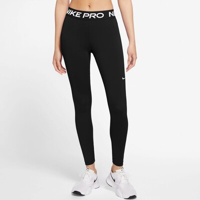 Pantaloni sport NIKE pe negru / alb, Vizualizare model