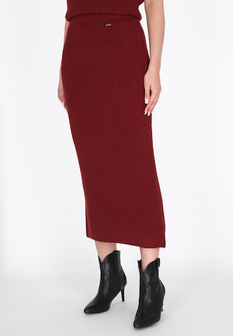DreiMaster Vintage Rok 'Vintage' in Rood: voorkant