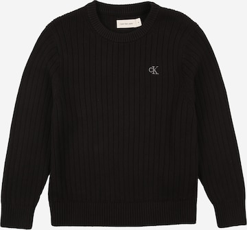 juoda Calvin Klein Jeans Megztinis: priekis