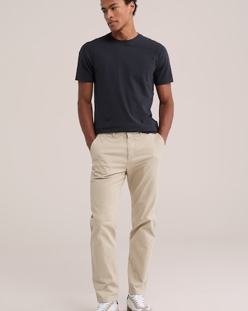 WE Fashion Slim fit Chino trousers in Beige