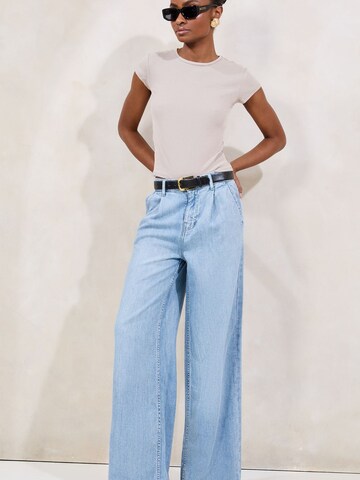 Lipsy Wide Leg Jeans in Blau