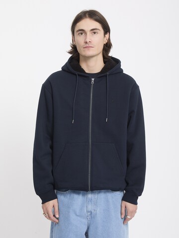 Volcom Sweatvest in Blauw: voorkant