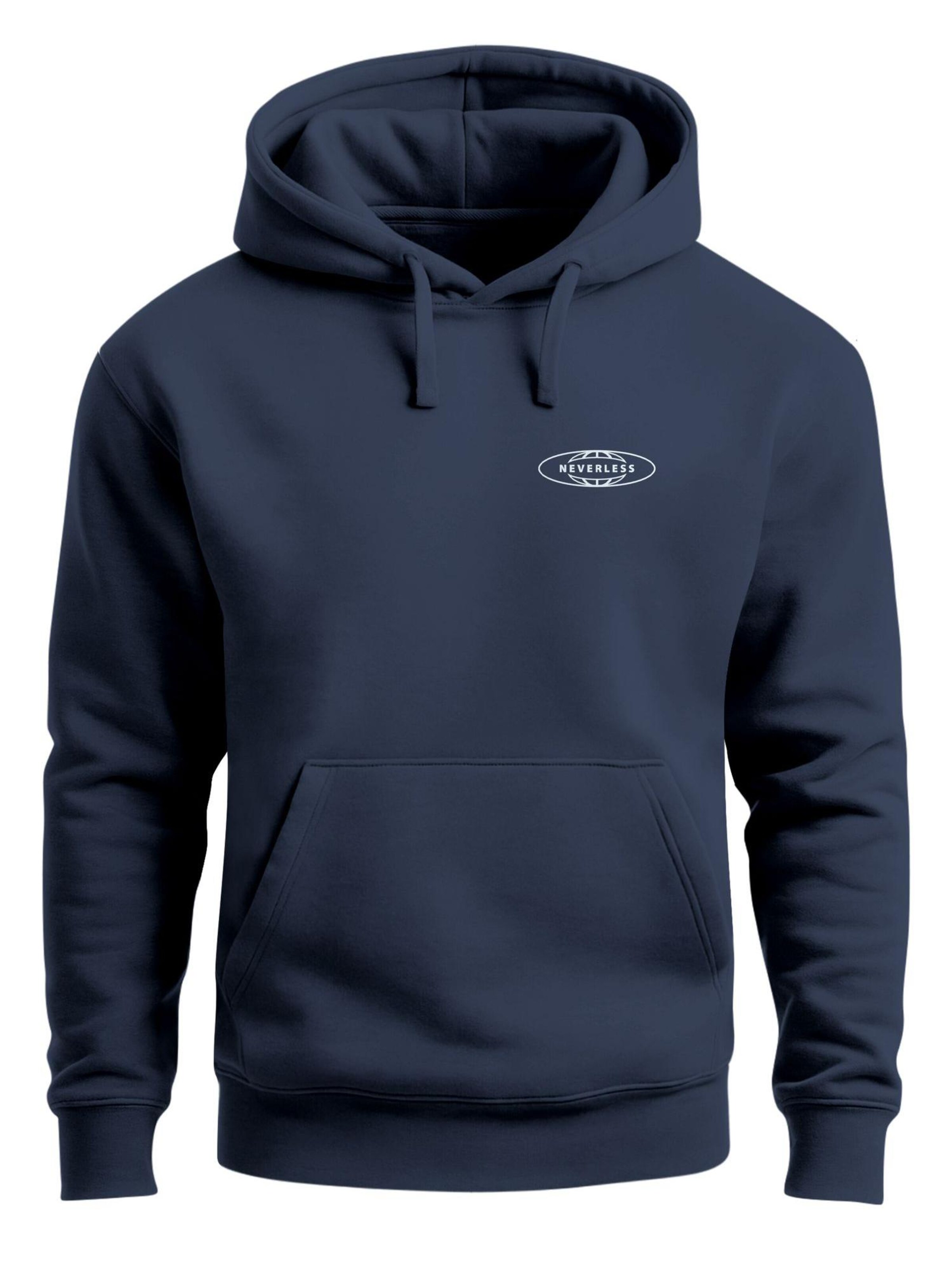 Neverless Sweatshirt 'Butterfly Change' in Blue: front