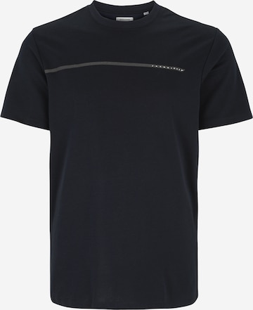 Jack & Jones Plus Shirt 'JCOFUSION' in Blauw: voorkant