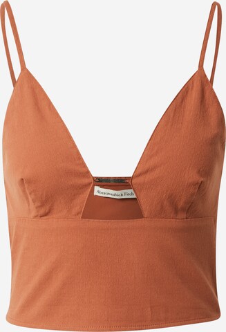 Abercrombie & Fitch Top in Brown: front