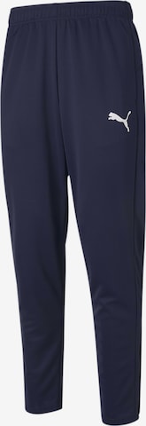 PUMA Workout Pants in Blue: front