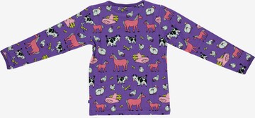 T-Shirt 'mit Bauernhof' Småfolk en violet